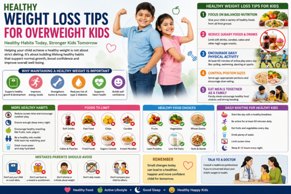 Healthy Weight Loss Tips for Overweight Kids