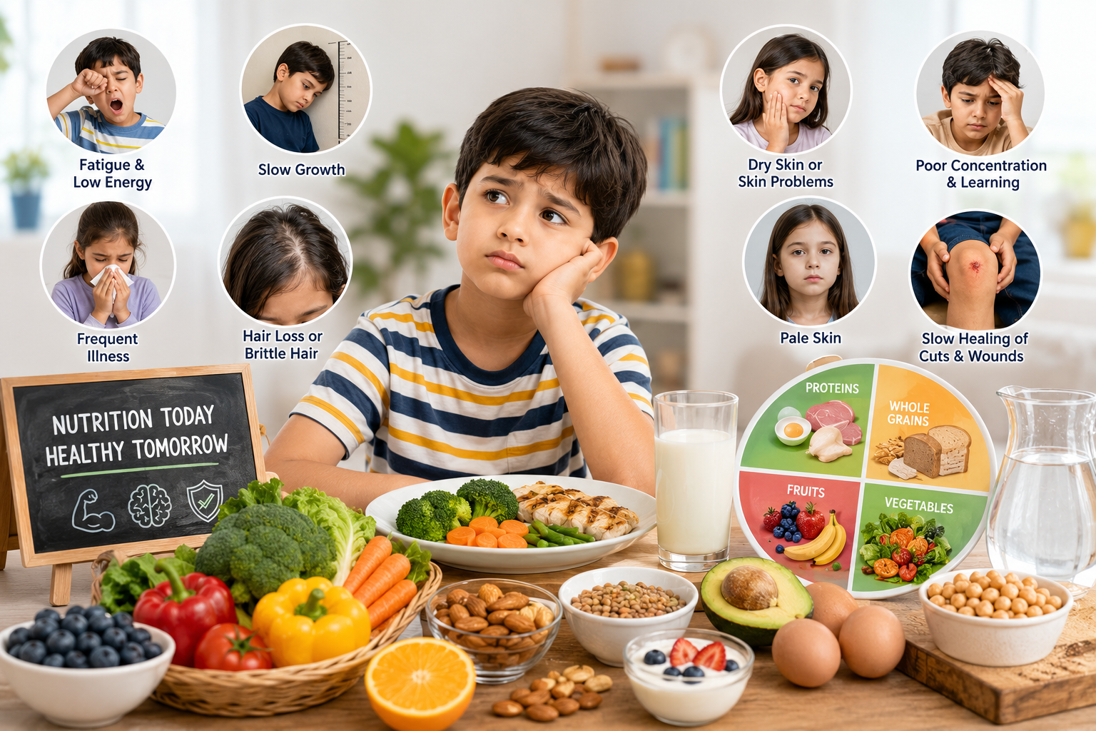 Signs of Nutrient Deficiency in Children