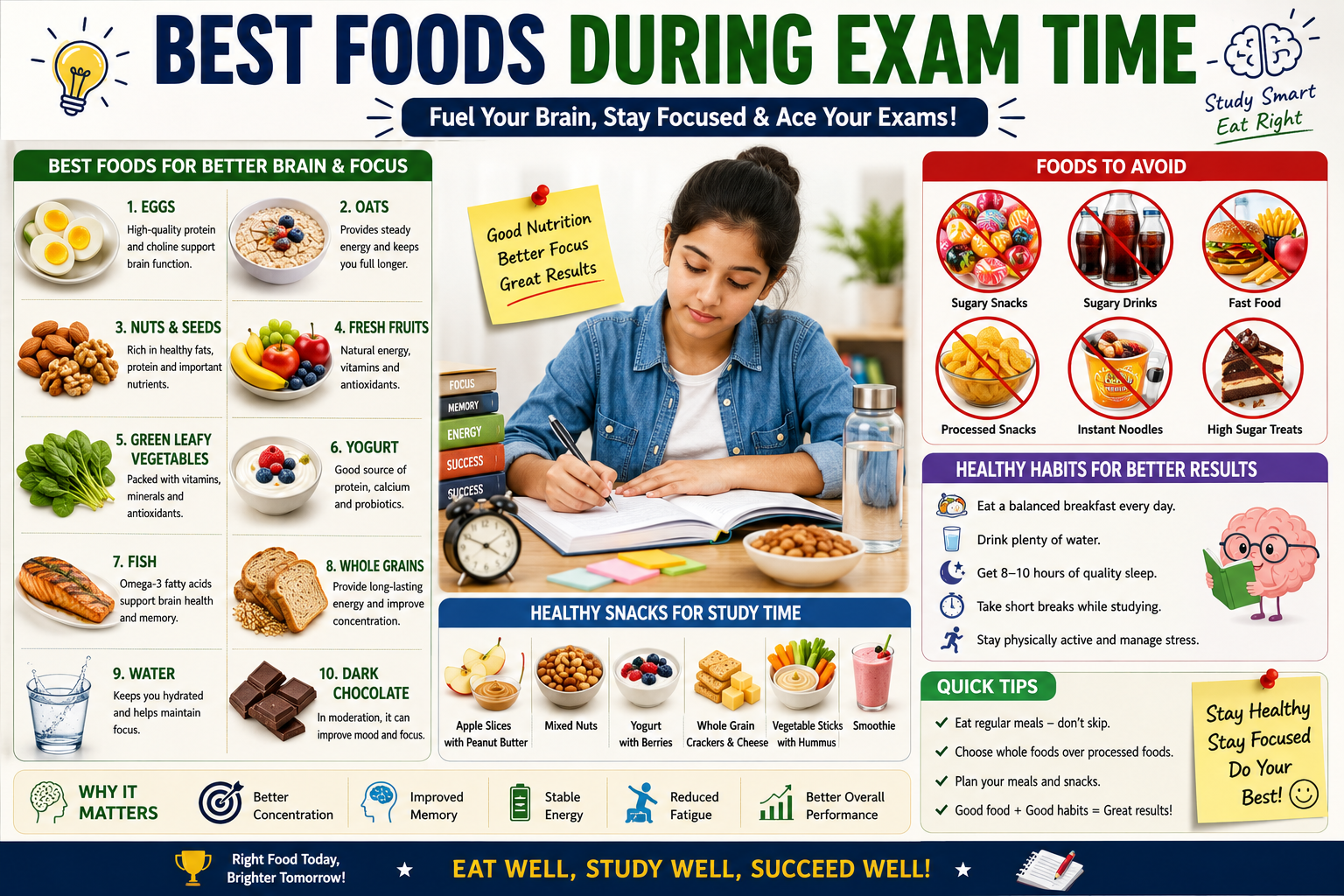Best Foods During Exam Time