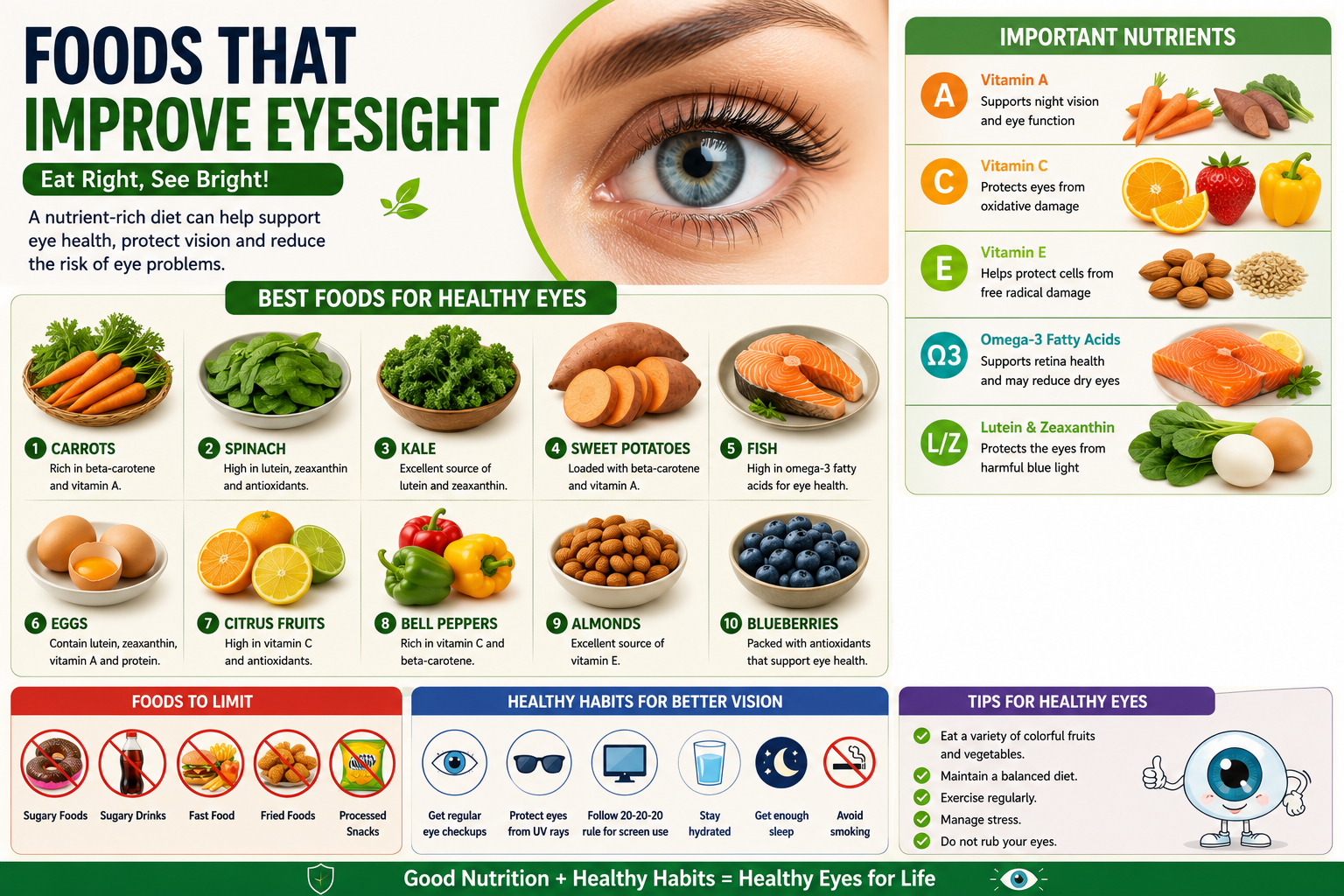 Foods That Improve Eyesight