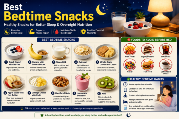 Best Bedtime Snacks Guide