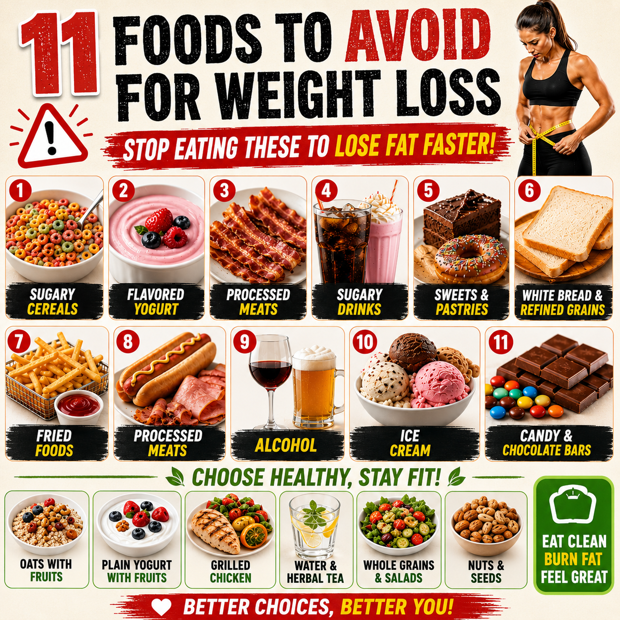 Foods to Avoid for Weight Loss