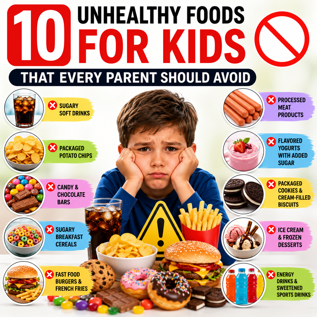 Unhealthy Foods for Kids