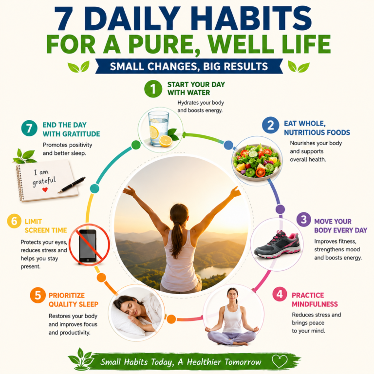 Daily Habits for a Pure, Well Life