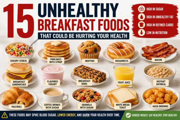 Unhealthy Breakfast Foods