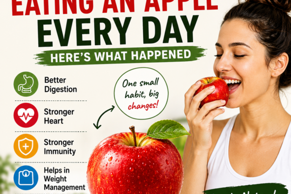 I started eating an apple every day