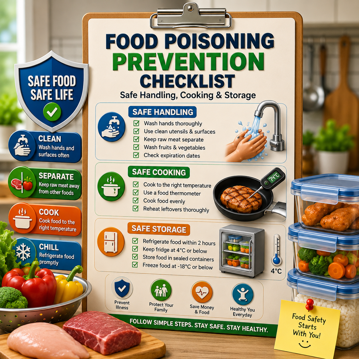 Food Poisoning Prevention Checklist
