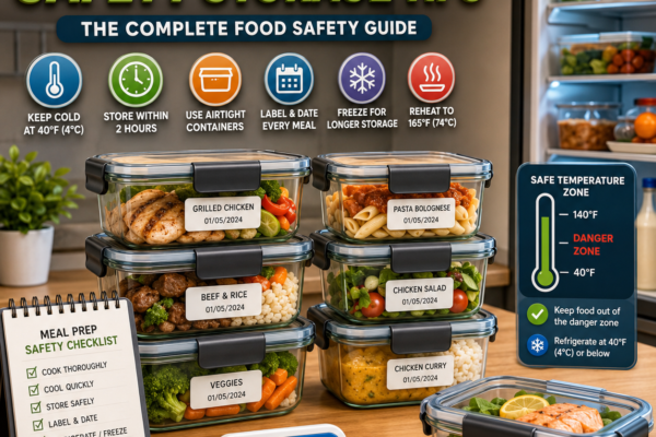 Meal prep safety storage tips