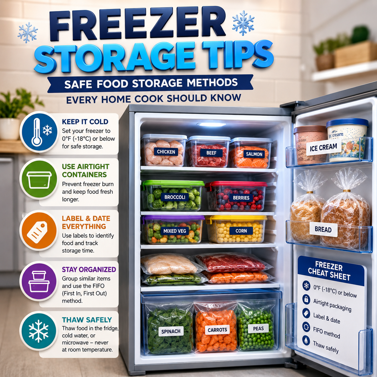 Freezer Storage Tips