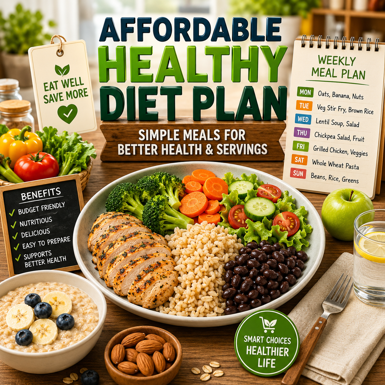 Affordable Healthy Diet Plan