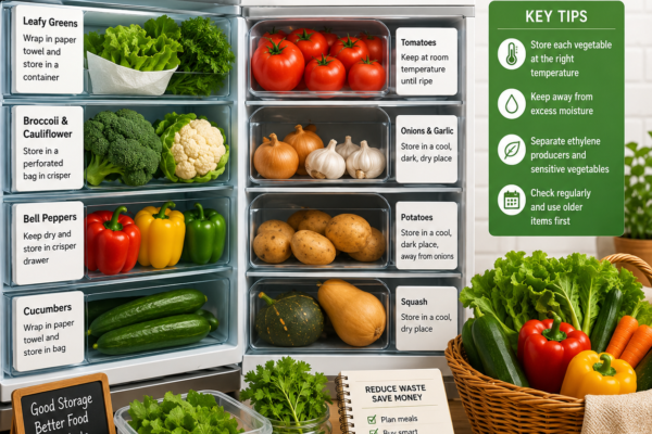 How to store vegetables properly