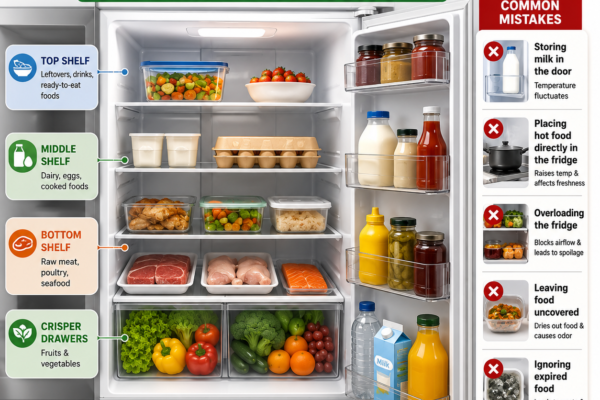 Refrigerator food storage