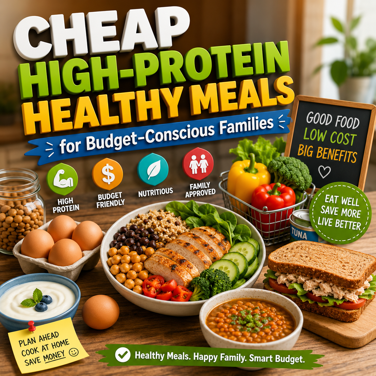 Cheap High-Protein Healthy Meals