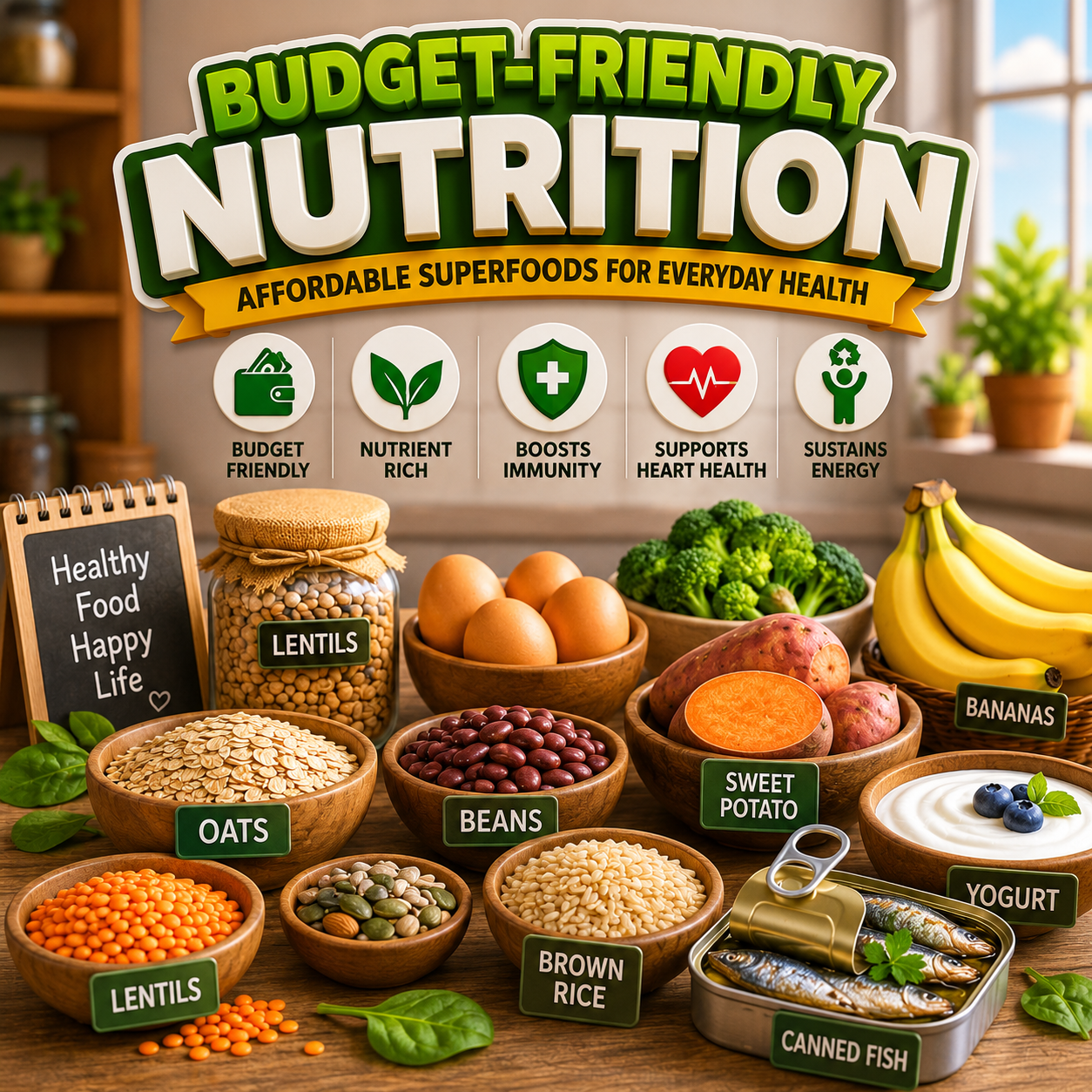 Budget-friendly nutrition