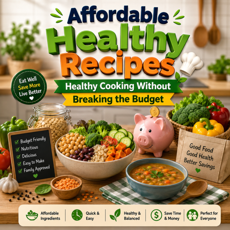 Affordable Healthy Recipes