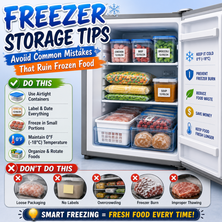 Freezer Storage Tips