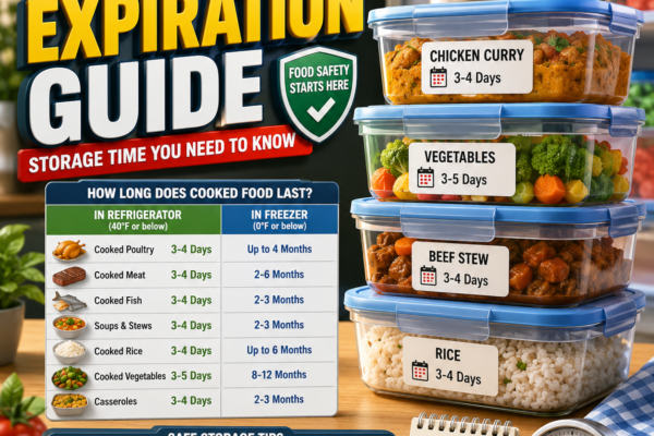 Cooked Food Expiration Guide