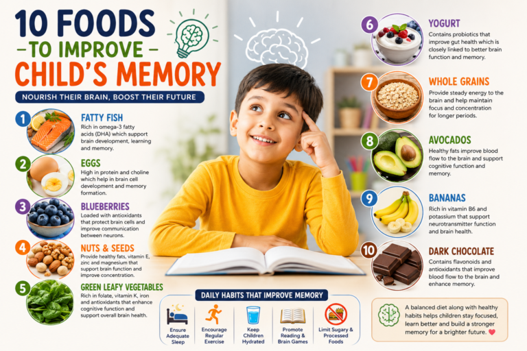 Foods to Improve Child's Memory