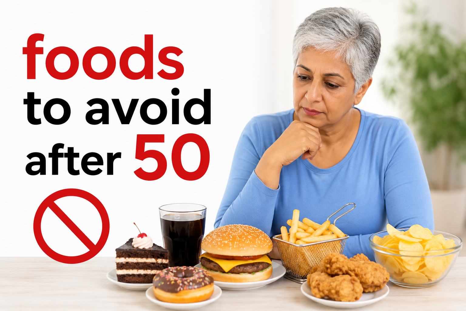 unhealthy foods after age 50.