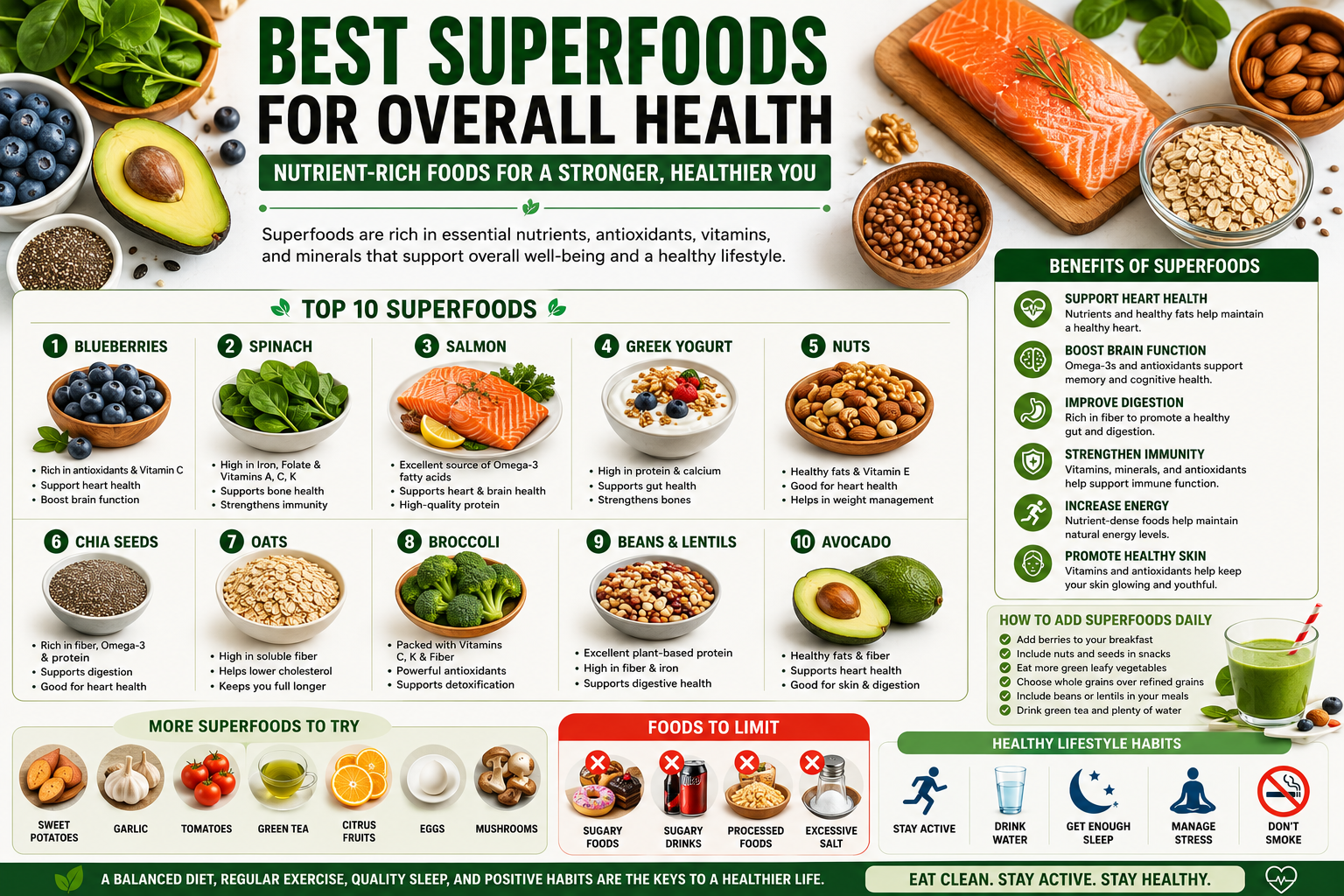 Best Superfoods for Overall Health