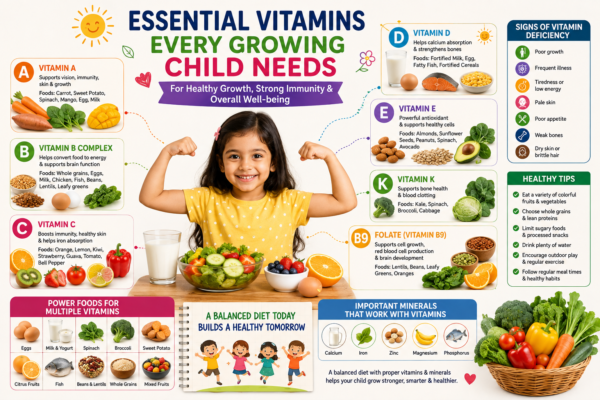 Essential Vitamins Every Growing Child Needs
