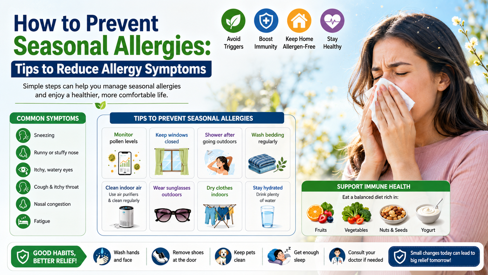 How to Prevent Seasonal Allergies: Tips to Reduce Allergy Symptoms