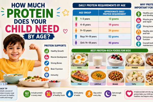 How Much Protein Does Your Child Need by Age?